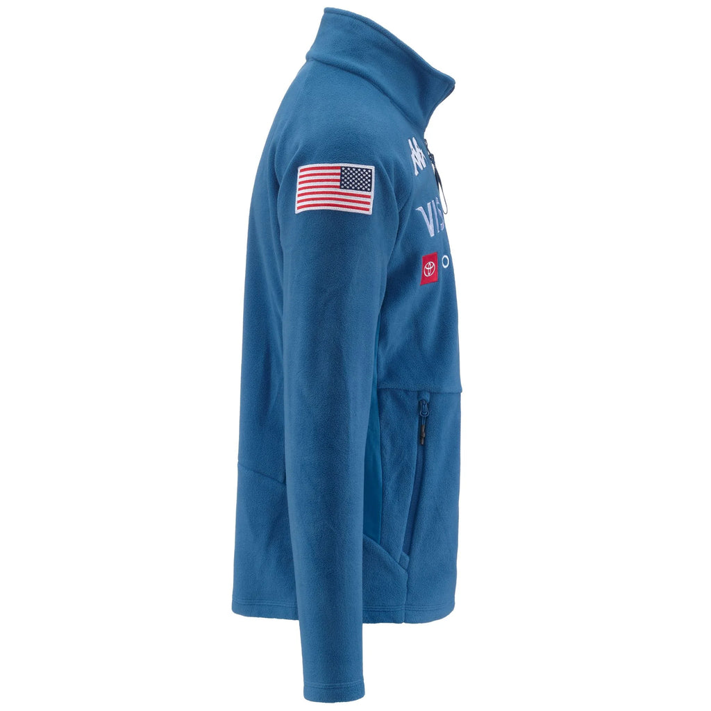 Kappa Pile Pesante 6CENTO 687C US Blue Deep Water - lato