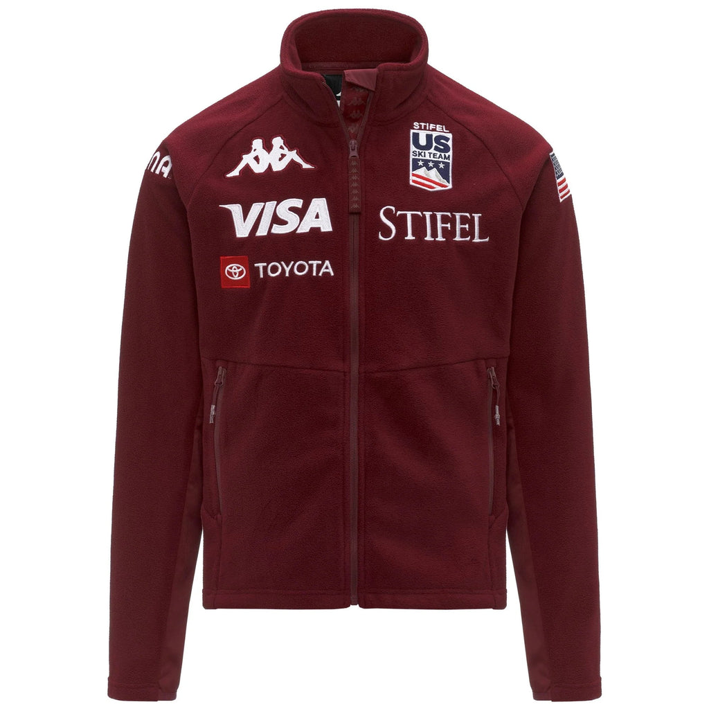 Kappa 6CENTO 687C US Red Pomegranate - fronte