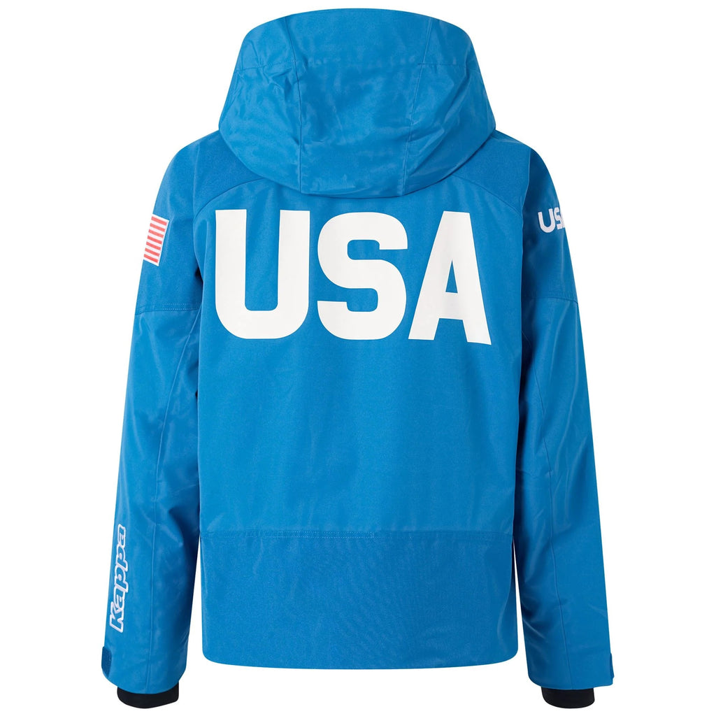 Giacca da Sci Kappa USA 602C Blue Deep Water - retro