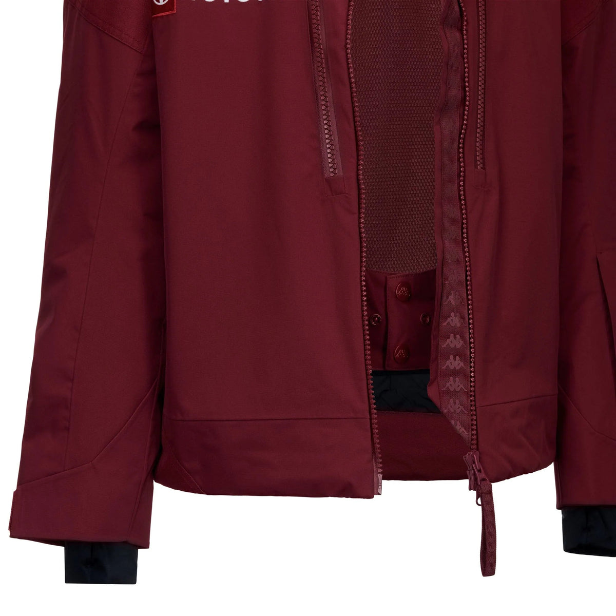 Kappa 602C giacca sci uomo Red Pomegranate - vista posteriore USA