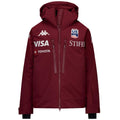 Kappa 602C giacca sci uomo Red Pomegranate - vista frontale