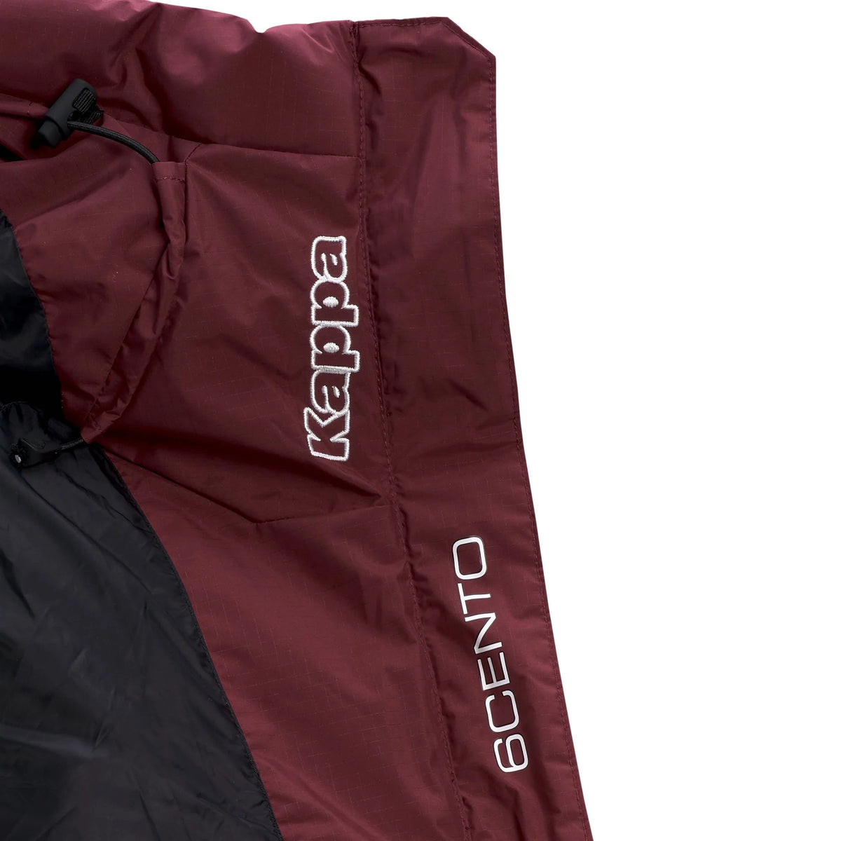 Kappa Piumino Uomo 6CENTO 662C USA Red Pomegranate - dettaglio interno