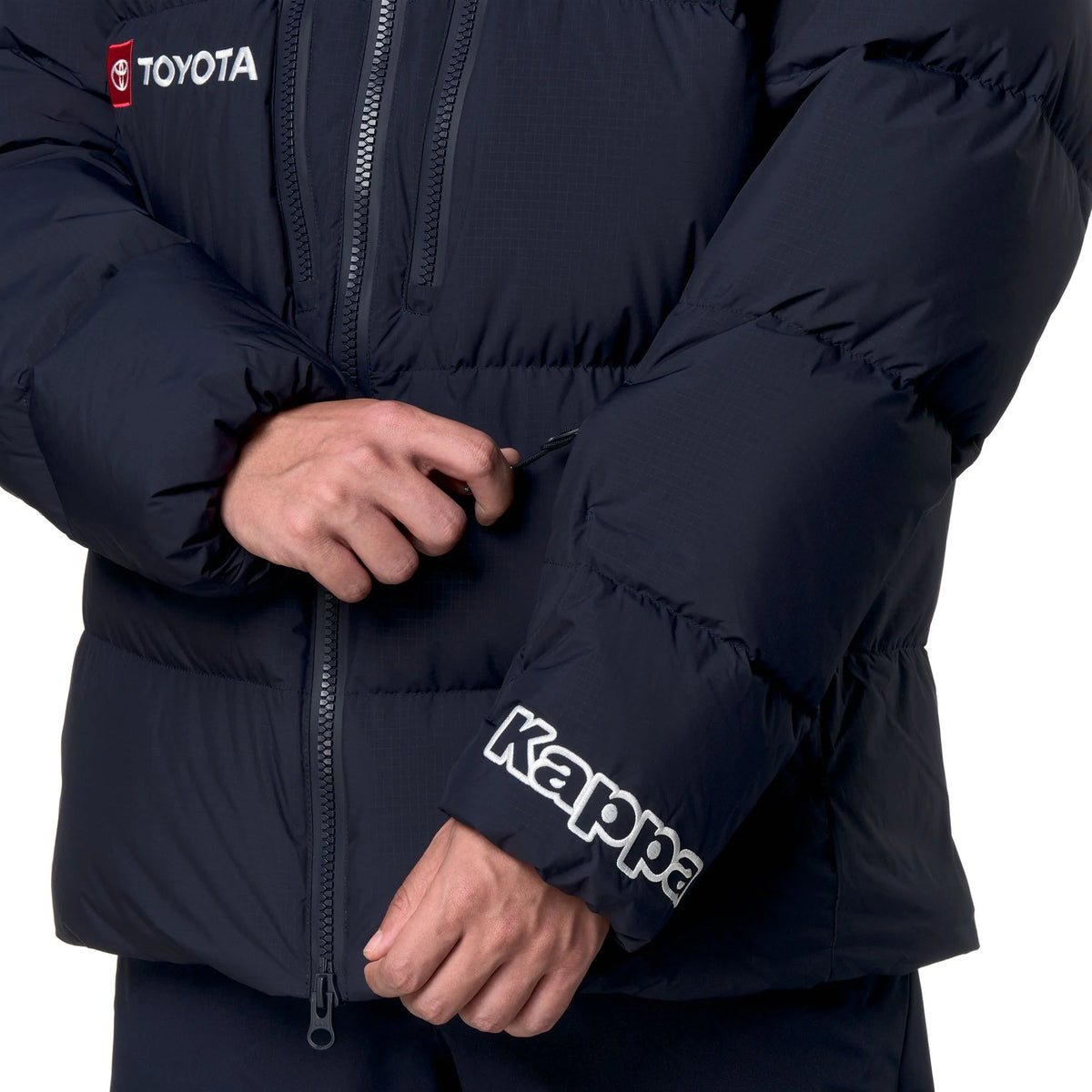 Kappa Piumino Uomo 6CENTO 662C USA Blue Baritone - lato modello