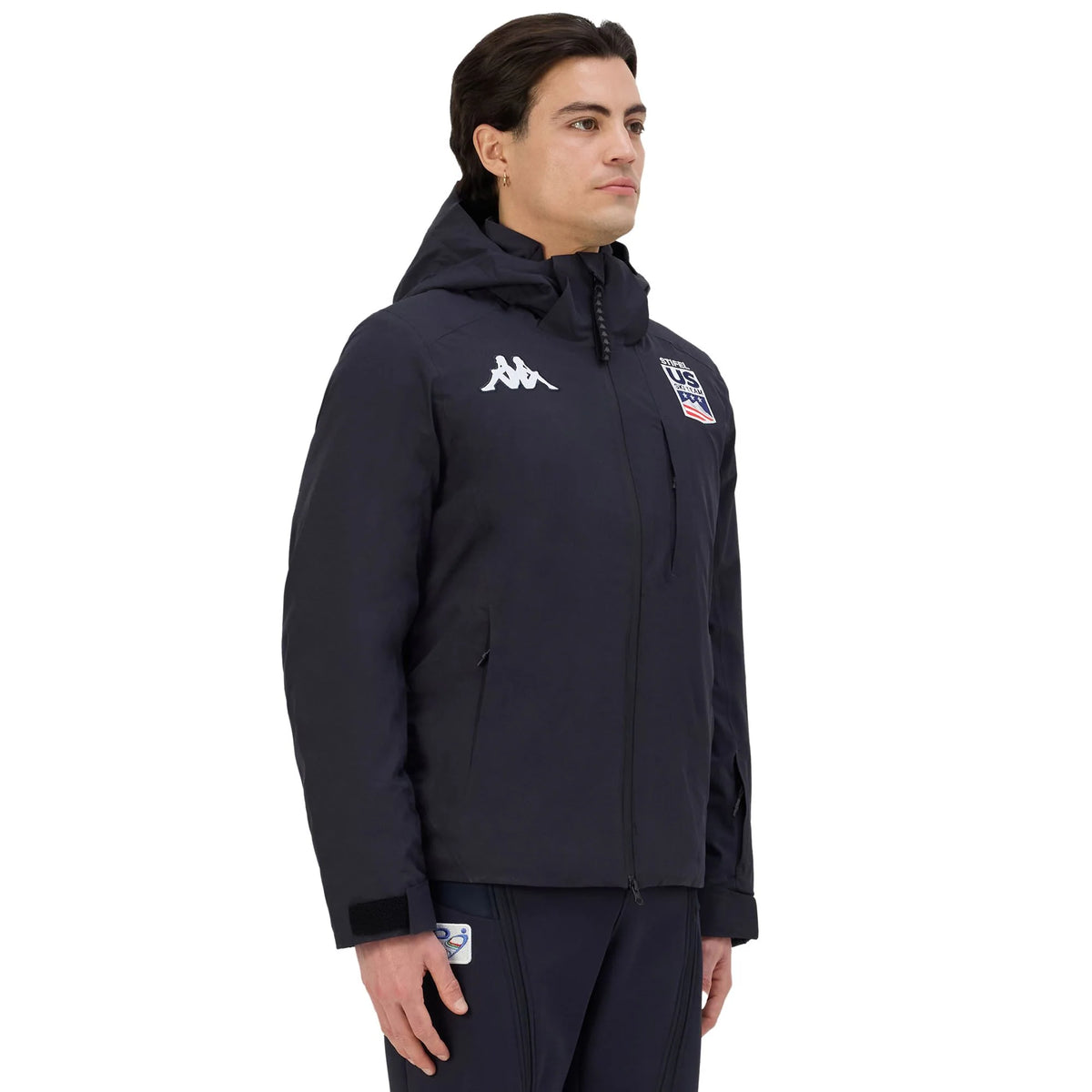 Kappa Giacca Sci Uomo 6CENTO 806 USA Blue Dk Navy - lato modello