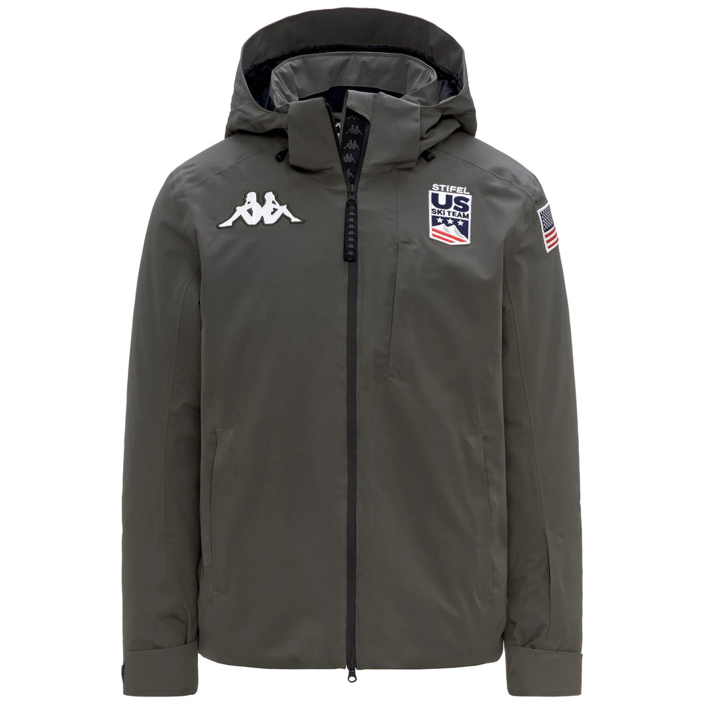 Kappa Giacca Sci Uomo 6CENTO 806 USA Green Academia - fronte