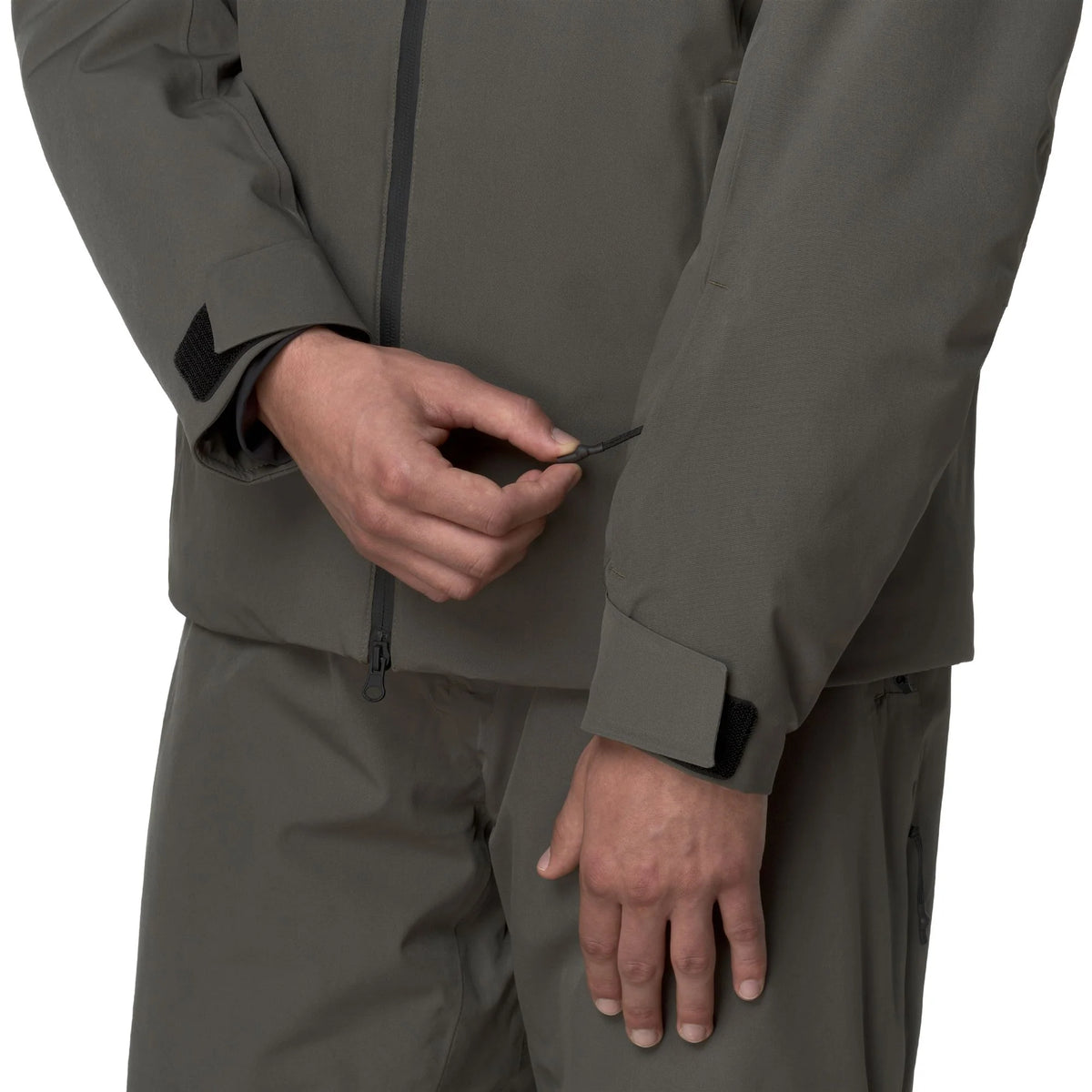 Kappa Giacca Sci Uomo 6CENTO 806 USA Green Academia - dettaglio polsino
