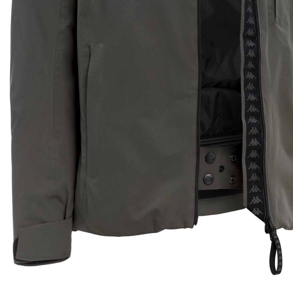 Kappa Giacca Sci Uomo 6CENTO 806 USA Green Academia - dettaglio interno