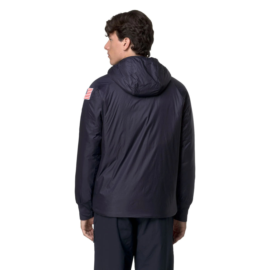 Kappa Piumino Leggero Uomo 6CENTO 676 USA Blue Baritone - retro modello