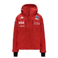 Kappa Giacca Sci Uomo 6CENTO 602F USA Red Racing - fronte