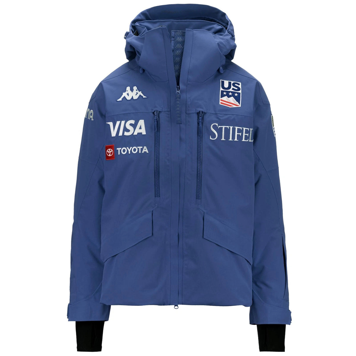 Kappa Giacca Sci Uomo 6CENTO 602F USA Blue Fiord - fronte