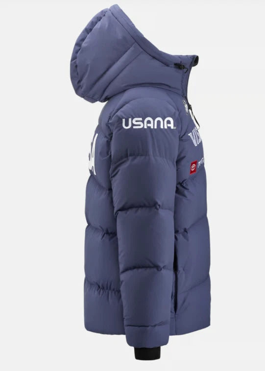 Kappa Piumino Uomo 6CENTO 662B USA Blue Fiord - lato